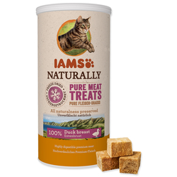 IAMS Naturally CAT mrazem sušené 100% kachní kostky (25g)